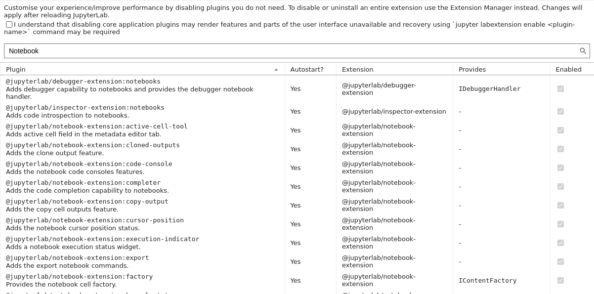 An example search result in the plugin extension listing.
