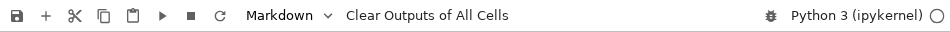 Customized notebook toolbar
