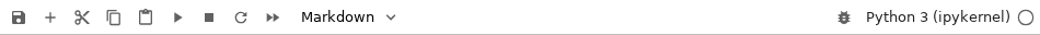Default notebook toolbar