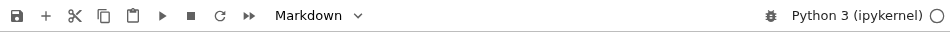 Default notebook toolbar
